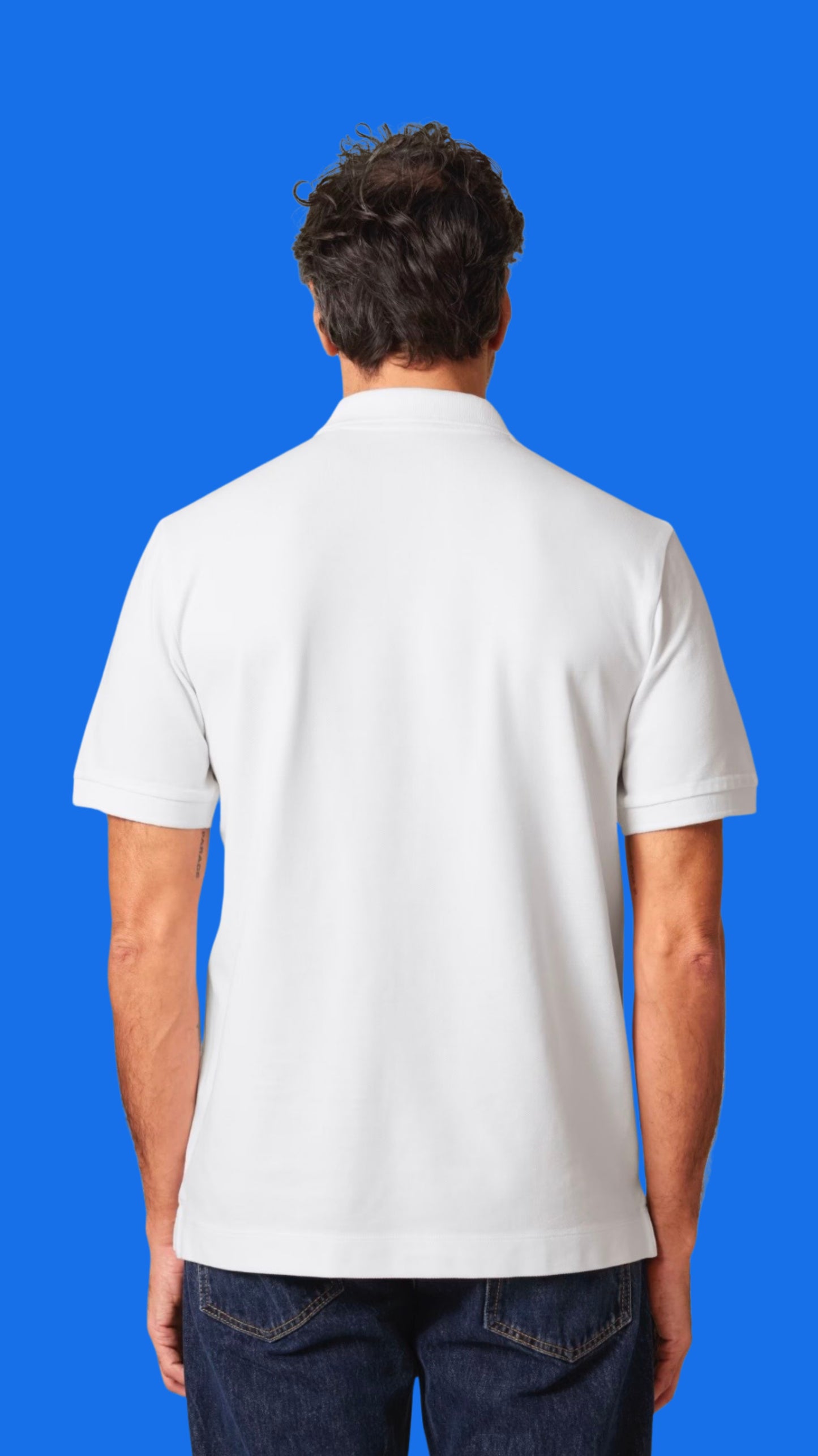 Overpass Unisex Polo Shirt - Cream Grey