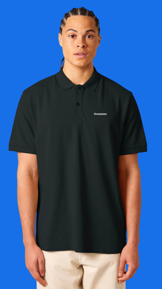 Overpass Unisex Polo Shirt - Black