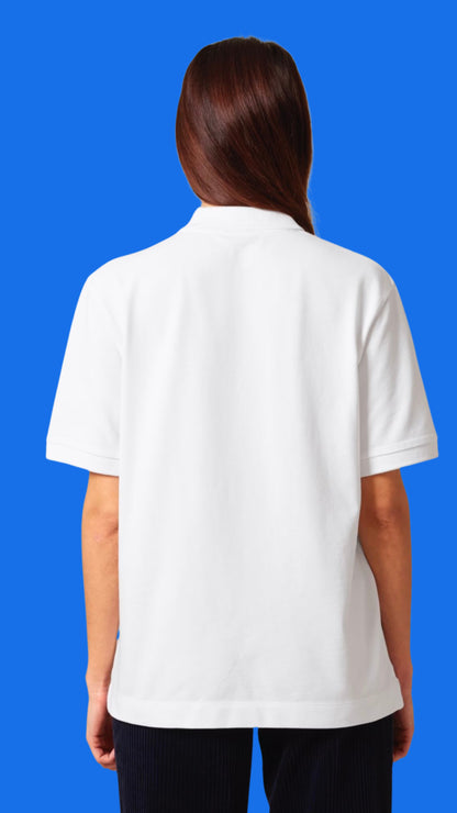 Overpass Unisex Polo Shirt - Cream Grey