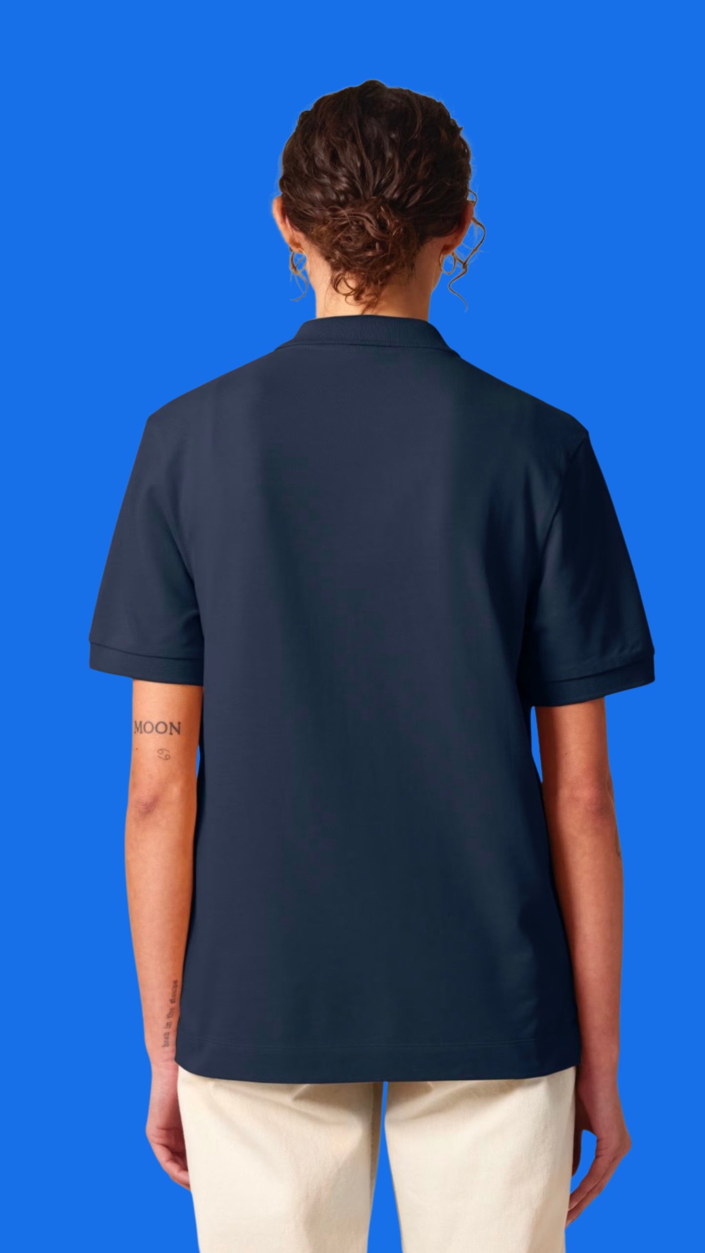 Overpass Unisex Polo Shirt - Navy Blue
