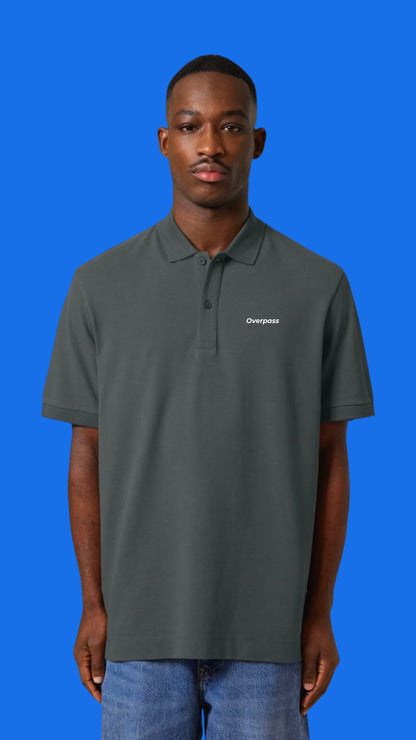 Overpass Unisex Polo Shirt - Antracite Grey