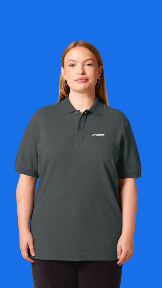 Overpass Unisex Polo Shirt - Antracite Grey