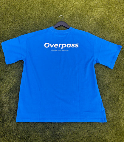 Royal Blue Silicone Print T-Shirt