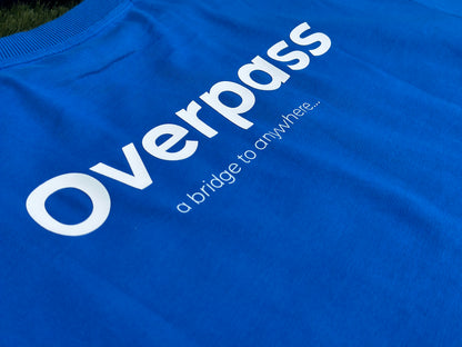 Royal Blue Silicone Print T-Shirt