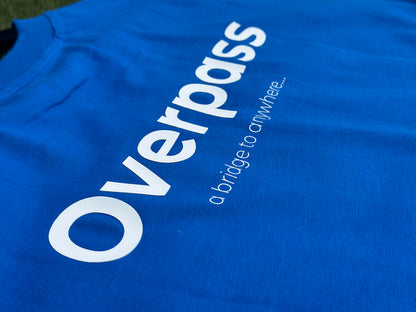 Royal Blue Silicone Print T-Shirt