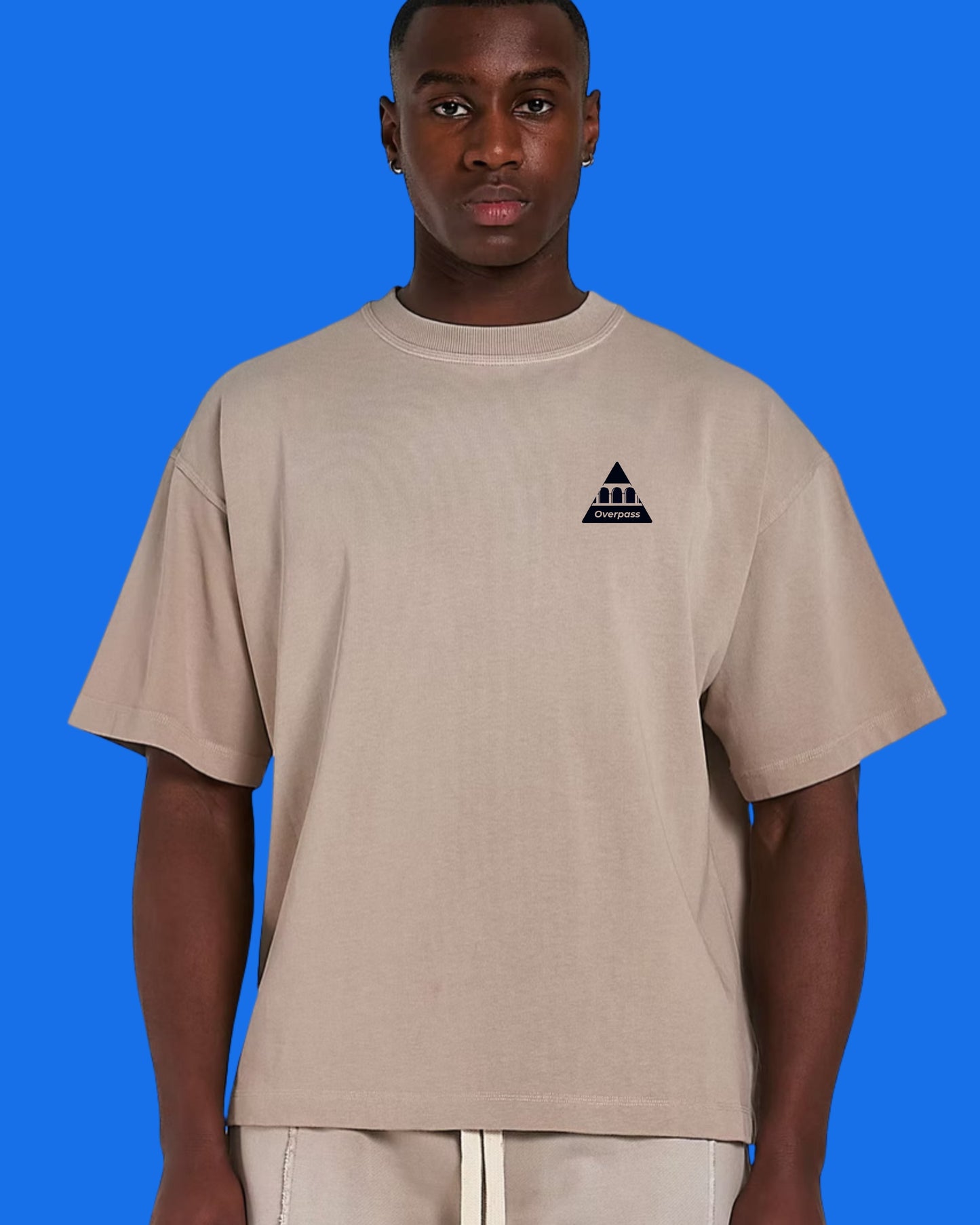 Mocha Silicone Print T-Shirt