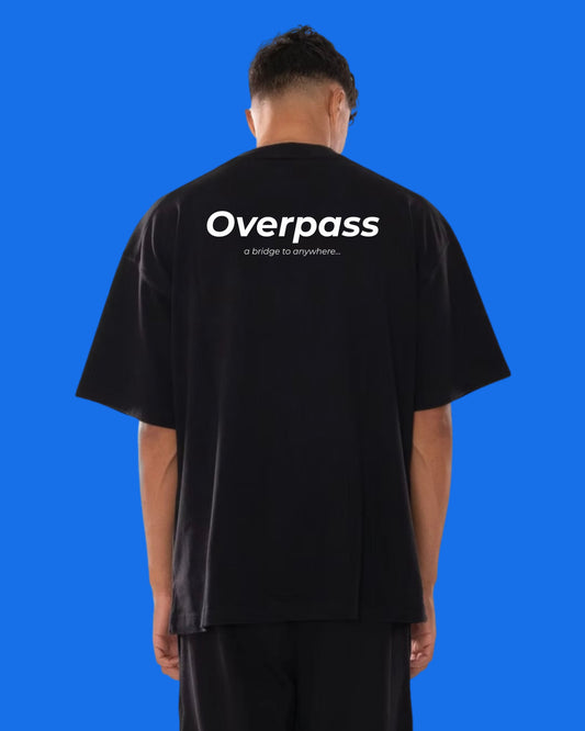 Black Silicone Print T-Shirt